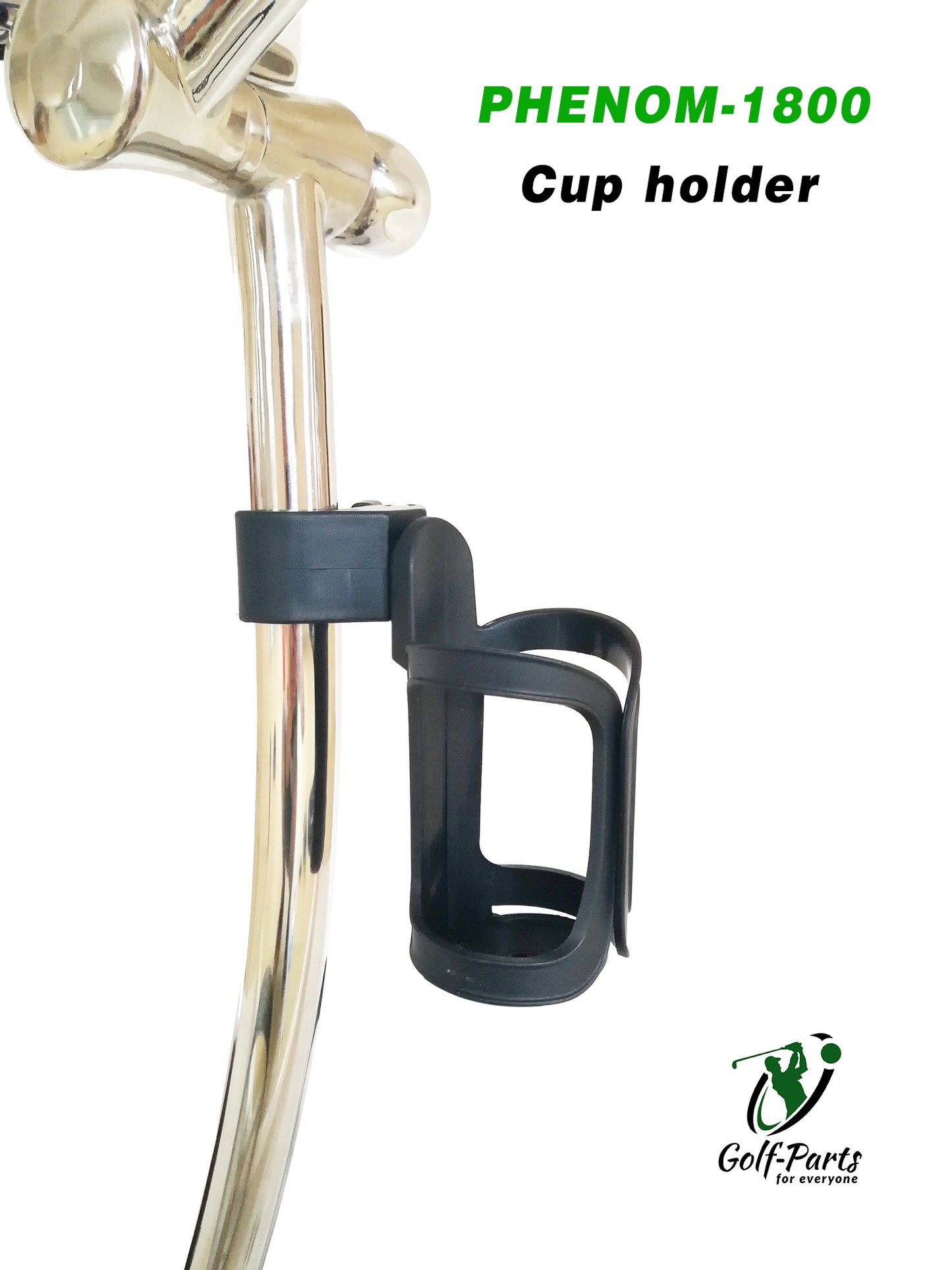 Porte gobelet noir pour caddie golf dans la catégorie matériel de golf